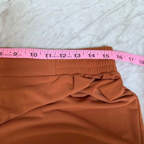 IMAN Global Chic Runway Jersey Pull-On Pant Dark Amber size LT NWOT - Picture 5 of 7